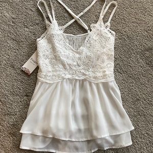 Women’s White Cami/BlouseTank Top Size Small